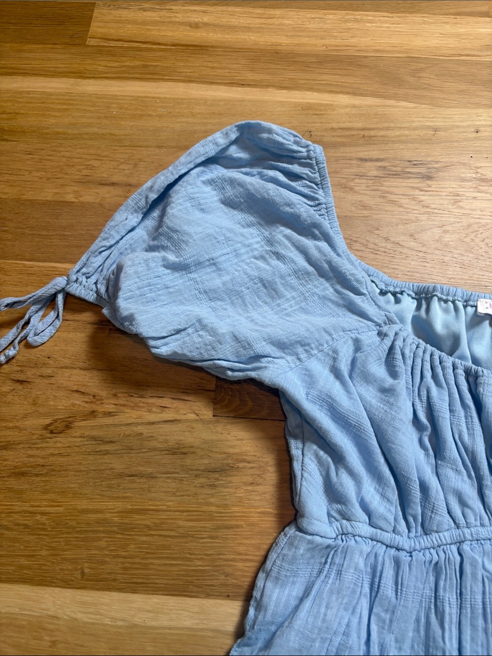 Honey & Sparkle Blue Babydoll Dress - Picture 4 of 14